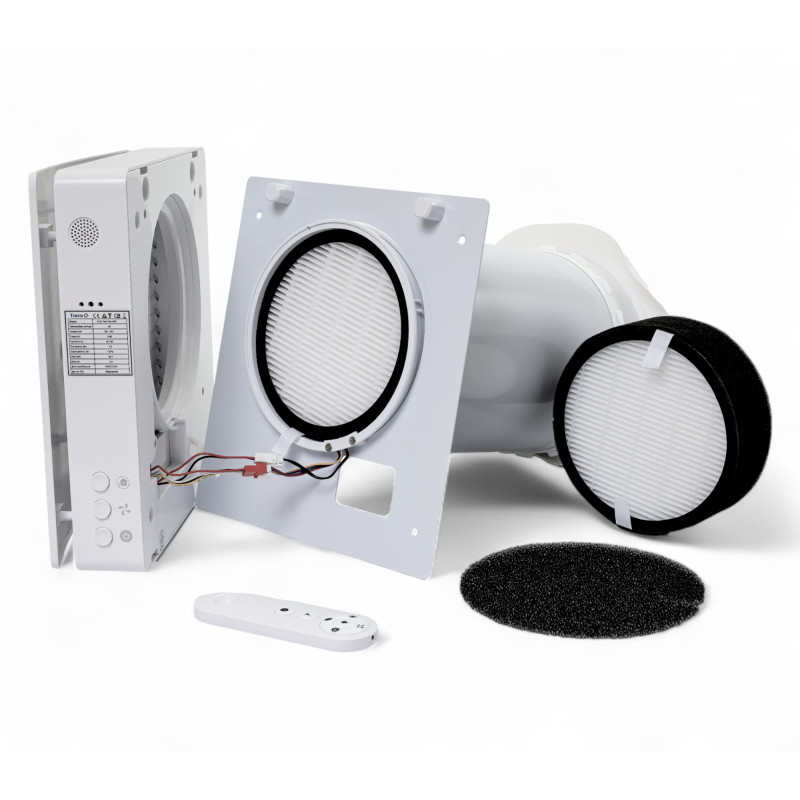 487421 Побутовий рекуператор повітря з датчиком СО2 Tervix Pro Line ECO Pair Plus WiFi