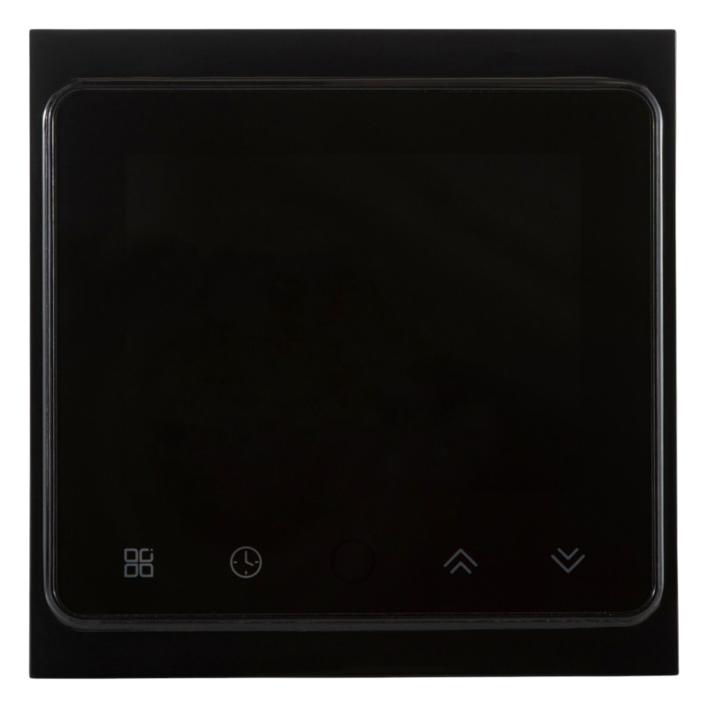 117140 Термостат з ZigBee управлінням Tervix Pro Line для водяної/електричної теплої підлоги, чорний