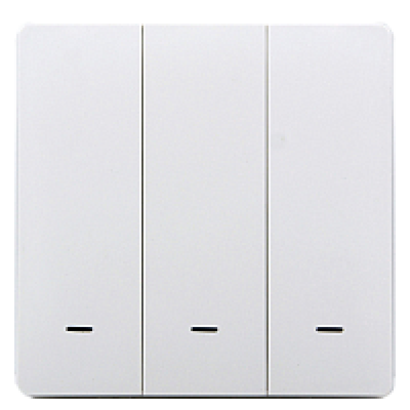 438021 Розумна клавішна кнопка-вимикач Tervix Pro Line ZigBee Push Button (3 клавіші), на батар.