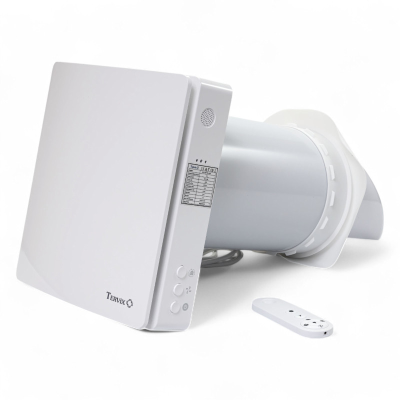 487421 Побутовий рекуператор повітря з датчиком СО2 Tervix Pro Line ECO Pair Plus WiFi