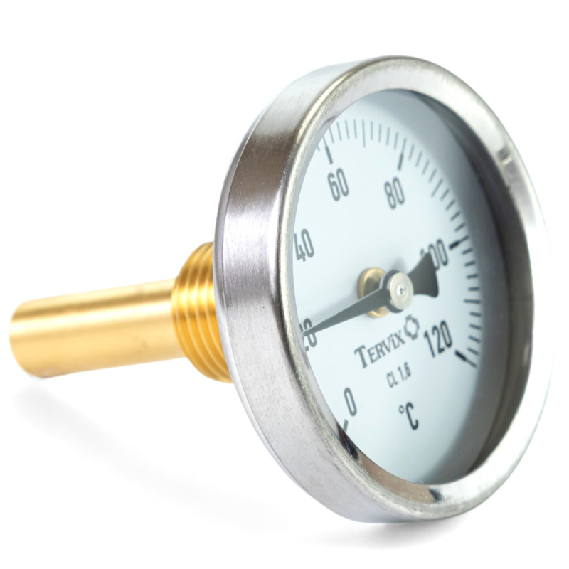 356625 термометр Bith Tervix Pro Line 63/50 0-120С 1/2" акс.