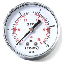 Манометр Tervix Pro Line 63 0-4 бар 1/4" аксиальный (355611)