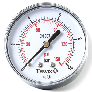 Манометр Tervix Pro Line 63 0-4 бар 1/4" аксиальный (355611)