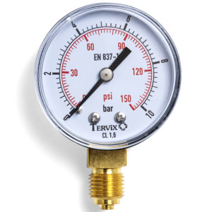Манометр Tervix Pro Line 100 0-10бар 1/2" радиальный (355413)