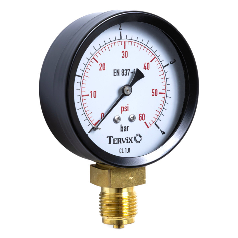 Манометр Tervix Pro Line 63 0-4 бар 1/4" радиальный (355211)