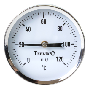 Термометр Tervix Pro Line 100/50 0-120C BiTh 1/2" аксиальный (356925)