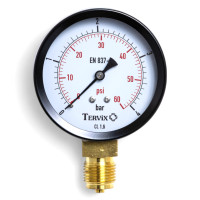 Манометр Tervix Pro Line 63 0-4 бар 1/4" радиальный (355211)