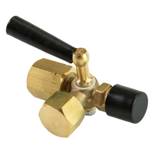 Трехходовой запорный кран Tervix Pro Line M3 Valve PN 16, 1/2"х1/2" для манометра (334212)