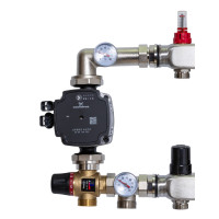 521451 Змішувальний вузол 1" для теплої підлоги Tervix Mixset з част. насосом та клапаном TMV