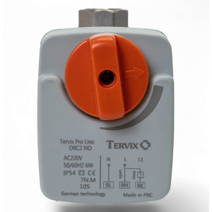 Двухходовой клапан Tervix Pro Line ORC 1 1/4" DN32 н/о, шаровой, из нержавеющей стали и электроприводом (201164)