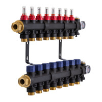 503208 Колектор пластиковий на 8 контурів з витратомірами Tervix Pro Line