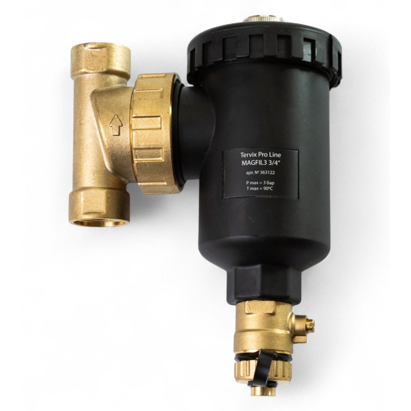 363122 Магнітний проточний фільтр Tervix Pro Line MAGFIL3 3/4’’