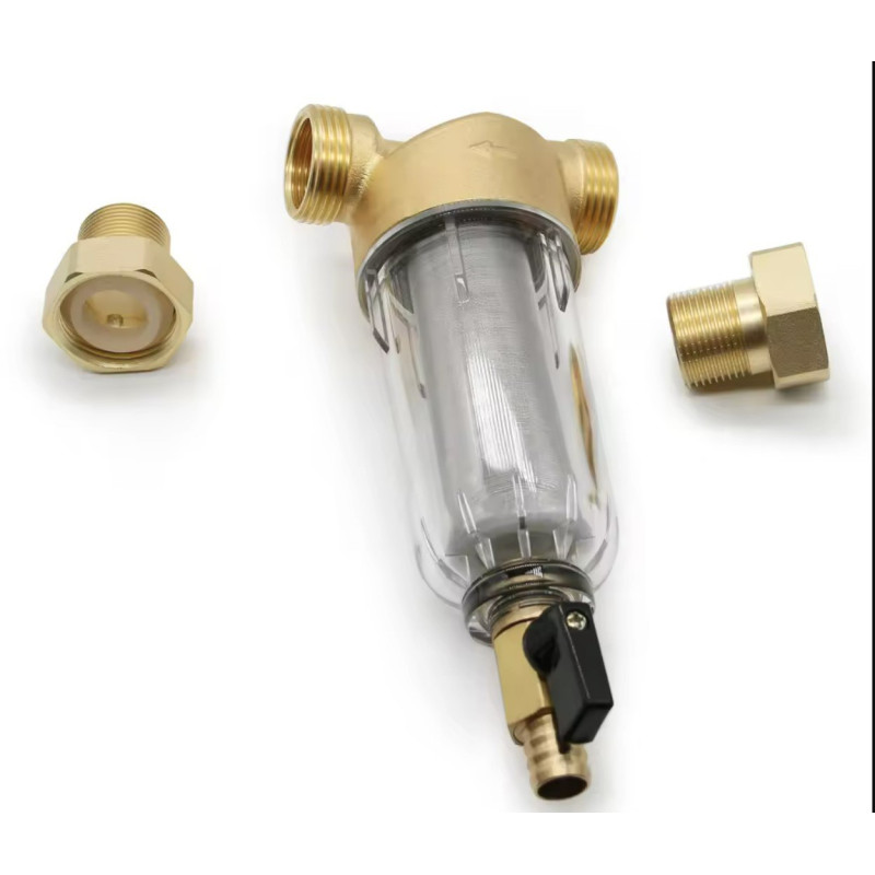 364012 Фільтр самопромивний із редуктором 1/2", прозора колба, Tervix Pro Line WD