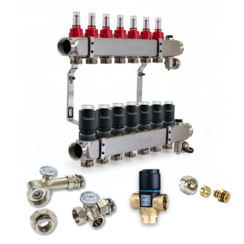 521107 Комплект обладнання для водяної теплої підлоги на 7 контурів з клапаном ATM 521107 Комплект обладнання для водяної теплої підлоги на 7 контурів з клапаном ATM