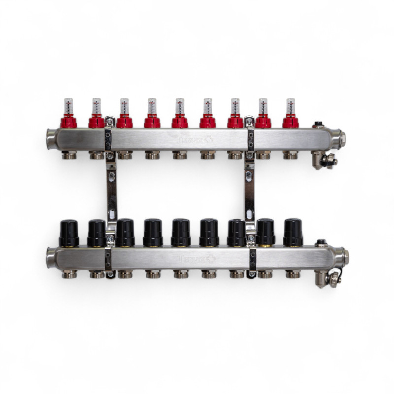 521109 Комплект обладнання для водяної теплої підлоги на 9 контурів з клапаном ATM