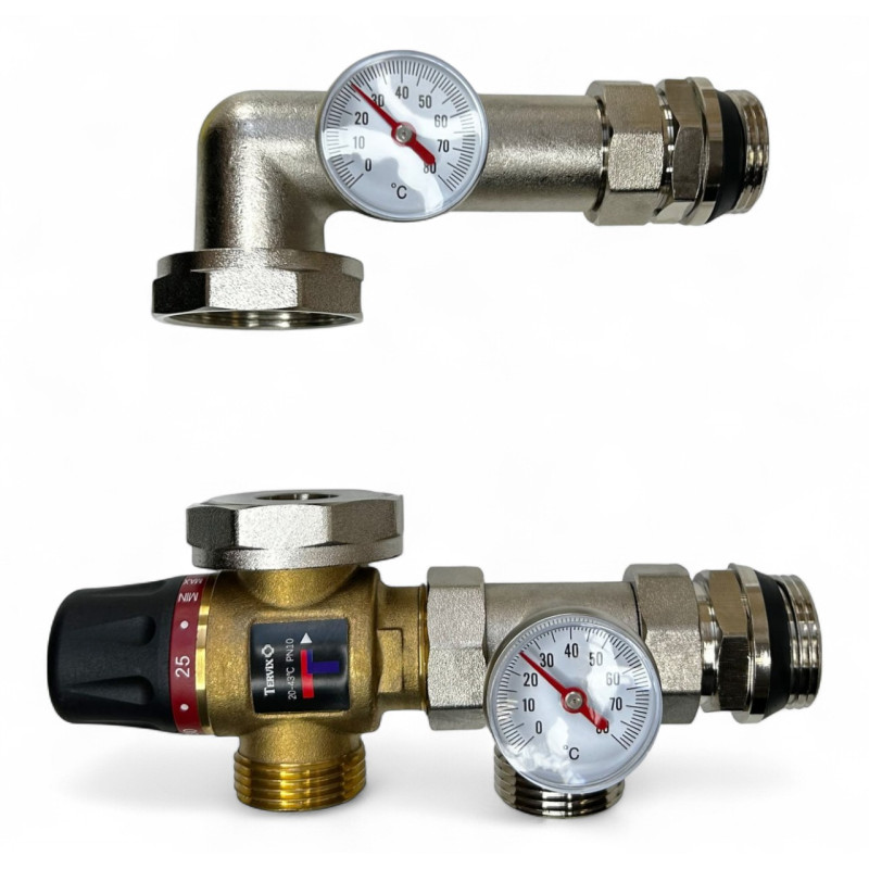 522111 Комплект обладнання для водяної теплої підлоги на 11 контурів з клапаном TMV