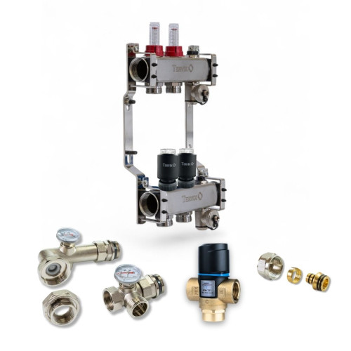 521102 Комплект обладнання для водяної теплої підлоги на 2 контури з клапаном ATM 521102 Комплект обладнання для водяної теплої підлоги на 2 контури з клапаном ATM