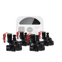 Комплект для автоматичного поливу TERVIX  499476 (WiFi контролер + 4 клапани DN25)  