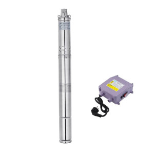 Насос FORWATER JIADI 3QGDa550-100 3", 0,55кВт,Нmax=100,Qmax=1,8 м³/год, 14м, свердловинний, шнековий 
