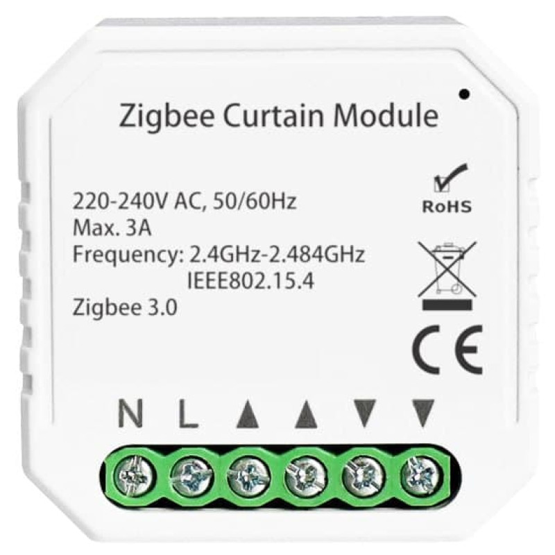437121 Розумний модуль для управл. ролетами/карнизами Tervix ZigBee Roller Blind/Curtain Controller