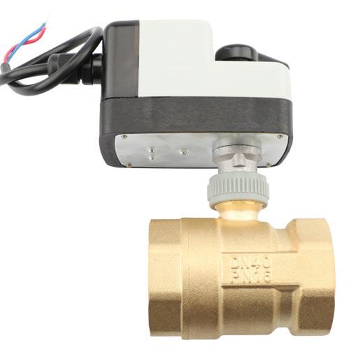 2-ходовой шаровой клапан н/о 1" DN25 с самовозвратным электроприводом Tervix Pro Line ZERG 205132 