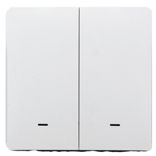 433021 Умная клавишная кнопка-выключатель Tervix Pro Line ZigBee Push Button (2 клавиши) на батаре.