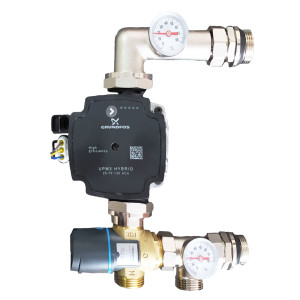 521431 Смесительный узел 1" для теплого пола Tervix Mixset с част. насосом и клапаном ATM561