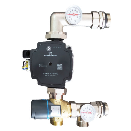 521431 Змішувальний вузол 1" для теплої підлоги Tervix Mixset з част. насосом та клапаном ATM561