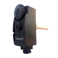 Термостат погружний Tervix ProLine, 0-90С поверхнева регуляція, G1/2", гільза 100мм