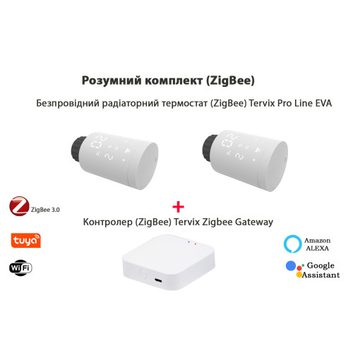 2287312 Комплект Tervix Pro Line EVA2 (2 шт.) + контроллер Tervix ZigBee Gateway