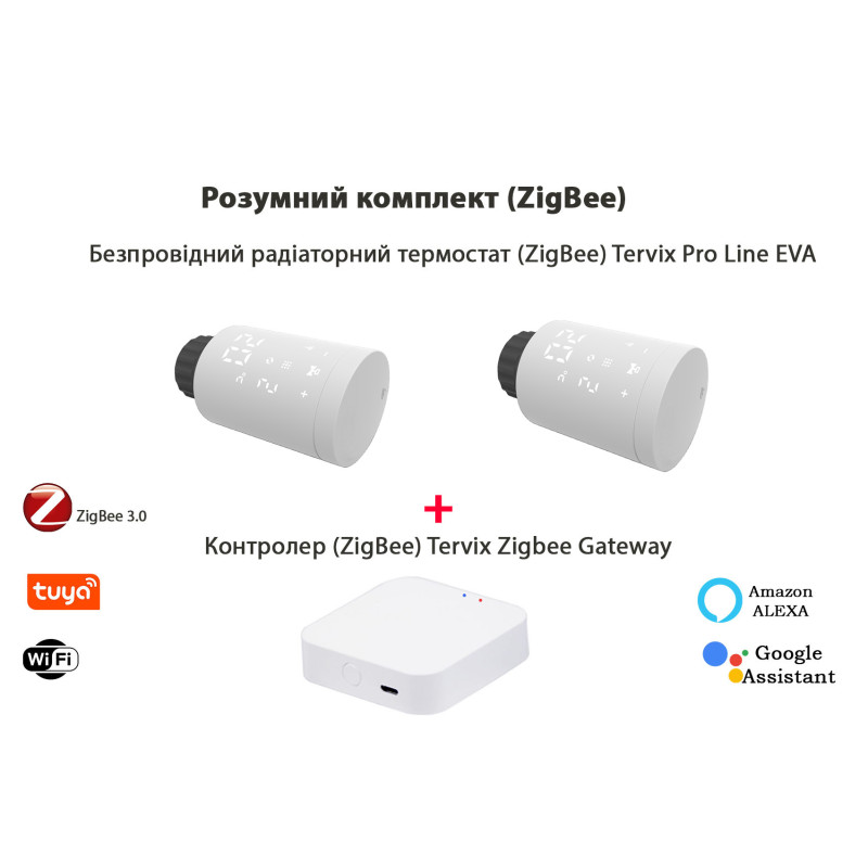 2287312 Комплект Tervix Pro Line EVA2 (2 шт.) + контроллер Tervix ZigBee Gateway