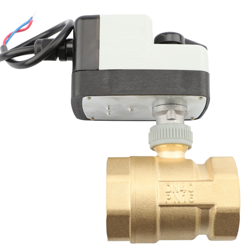 2-ходовий кульовий клапан н/в 3/4" DN20 із самозворотним електроприводом Tervix Pro Line ZERG 205122