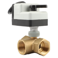 Триходовий зонний клапан Tervix Pro Line ZERG н/в 3/4" DN20 із самозворотним електроприводом 206122