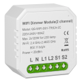 436421 Розумний вимикач - регулятор Tervix Pro Line WiFi Dimmer (2 клавіші)