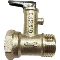 Запобіжний клапан для бойлера зі зворотнім клапаном 3/4" 6 бар Tervix Pro Line Volcano