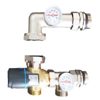 Змішувальний вузол 1" для теплої підлоги Tervix Mixset 521411 з термост. клапаном ATM561 без насосу