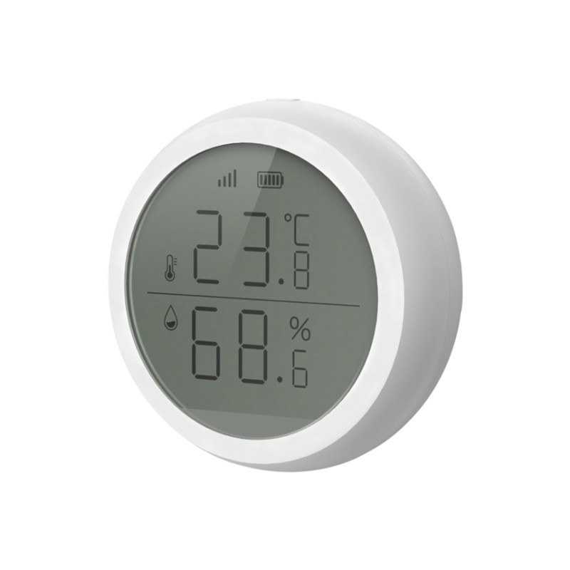 412041 Безпровідний датчик температури та вологості з екраном Tervix Pro Line ZigBee T&H