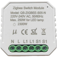 432121 Розумний вимикач Tervix Pro Line ZigBee Switch (1 клавіша / розетка)