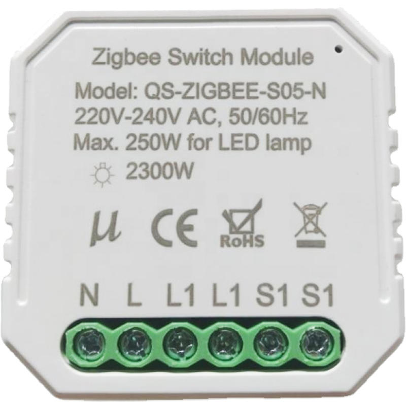 432121 Розумний вимикач Tervix Pro Line ZigBee Switch (1 клавіша / розетка)