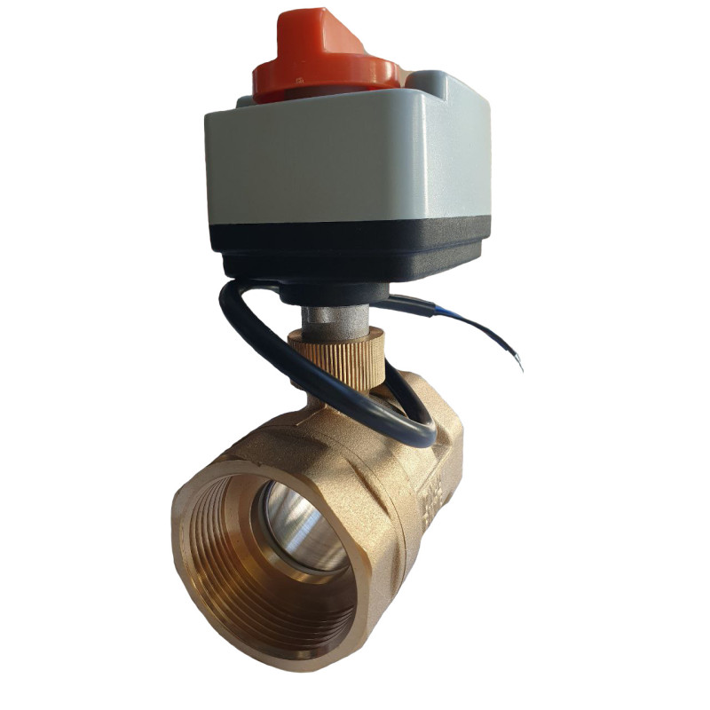 201166 2-ходовий кульовий клапан н/в 2" DN50 з електроприводом Tervix Pro Line ORC2