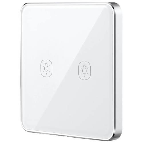 433031 Розумна сенсорна кнопка-вимикач Tervix Pro Line ZigBee Touch Switch (2 клавіші), на батар.