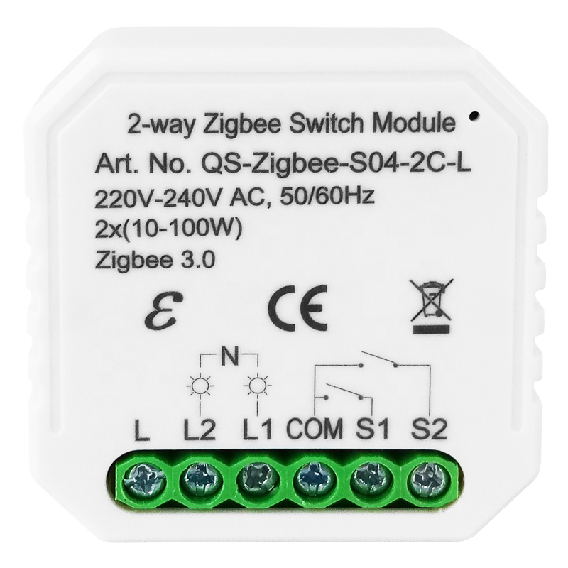 433141 Розумний вимикач Tervix Pro Line ZigBee Switch (2 клавіші), без нуля