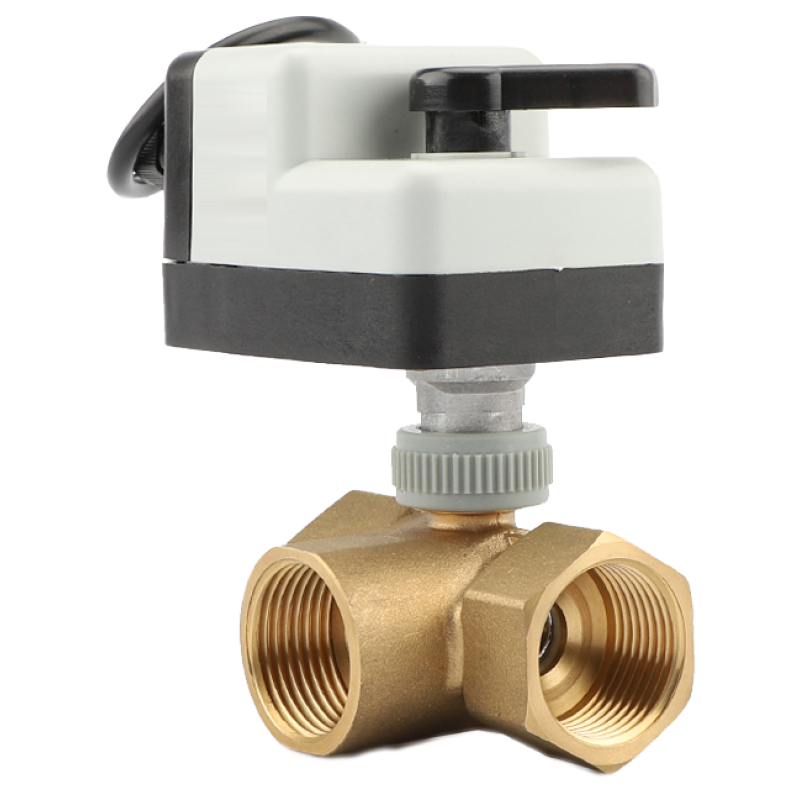 Трехходовой зонный клапан Tervix Pro Line ZERG н/у 1/2" DN15 с самообращением и электроприводом 206112 