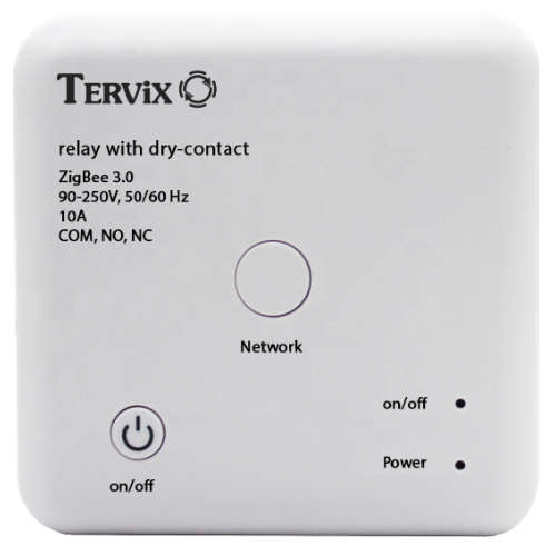 431181 Розумний перемикач Tervix Pro Line ZigBee Dry Contact On/Off (реле з "сухим" контактом)