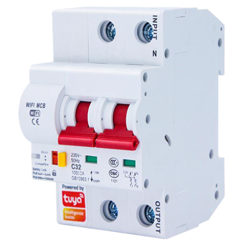 Розумний диф. вимикач Tervix WiFi Circuit Breaker, 40A 439411 автоматичний  з електромоніторингом  