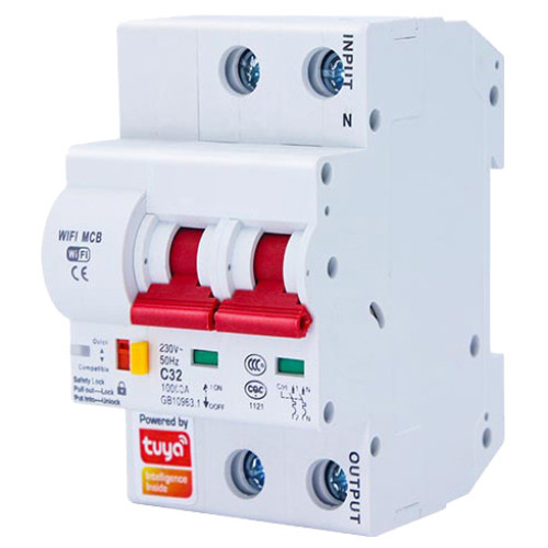 Розумний диф. вимикач Tervix WiFi Circuit Breaker, 63A 439412автоматичний  з електромоніторингом   