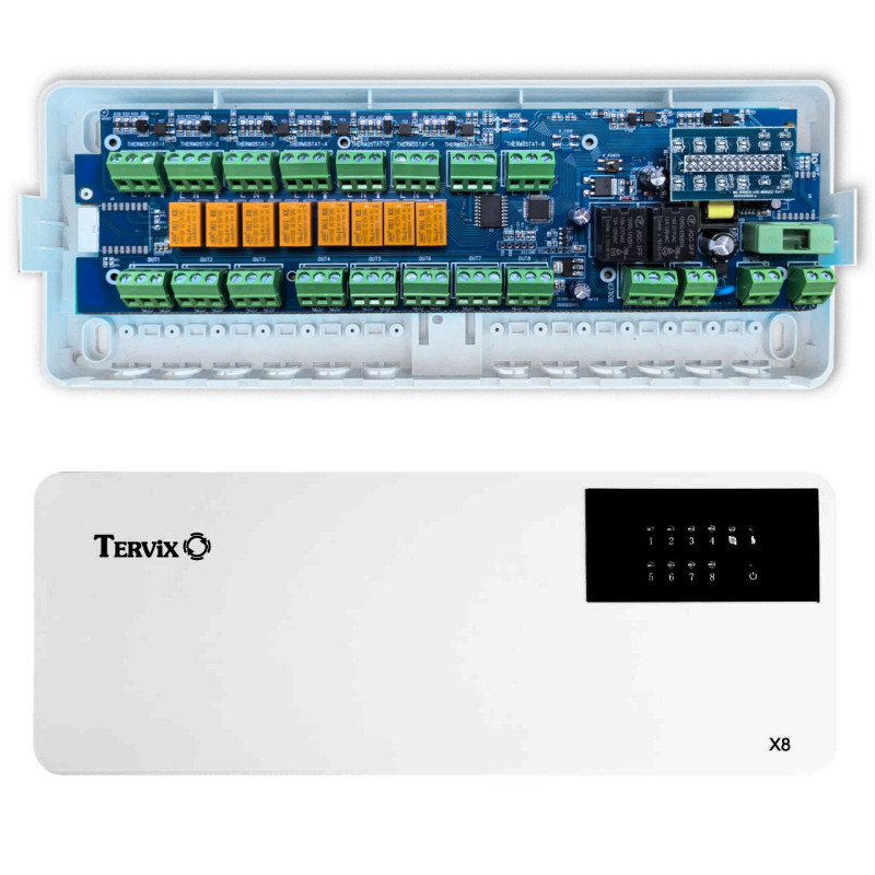 Провідний контролер для водяної теплої підлоги Tervix Pro Line Х8 (8 зон) 511208