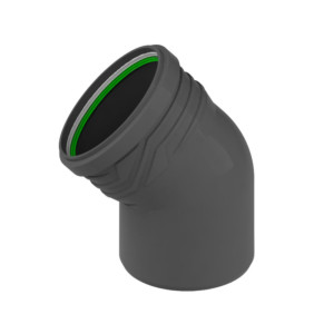 Коліно 40 / 30° для внутрішньої каналізації ASG Plast NANO HTR