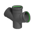 Крестовина 87,5° 110/110/50 для внутренней канализации ASG Plast NANO HTR