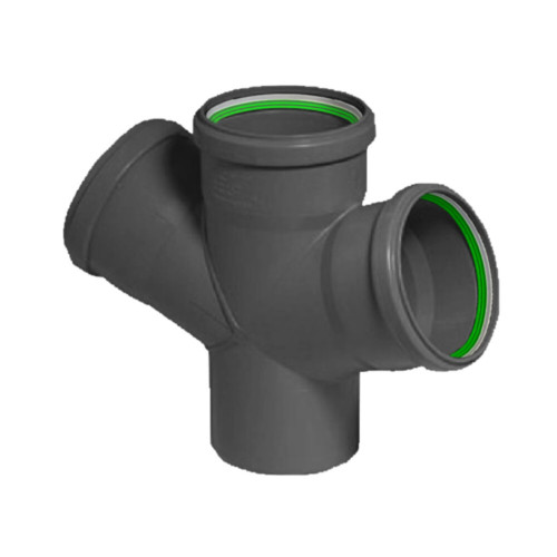 Крестовина 87,5° 110/110/50 для внутренней канализации ASG Plast NANO HTR